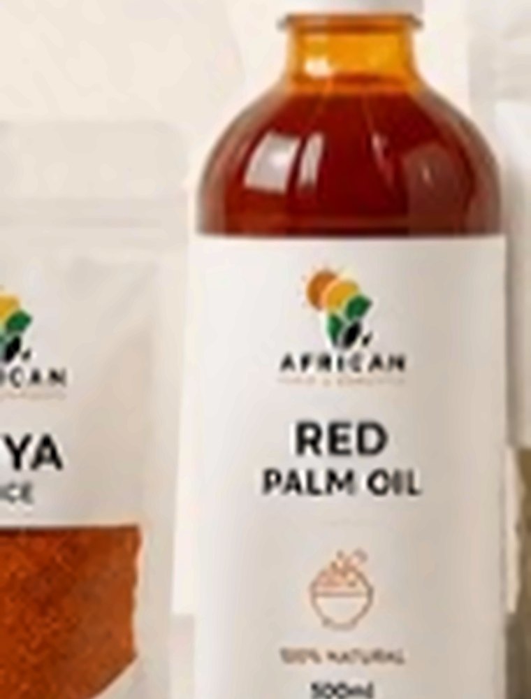 African Farm & Gardens Red Palm Oil 500ml bottle